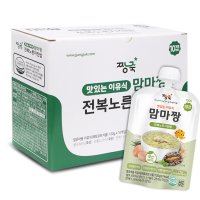 짱죽 맛있는 이유식 맘마짱 10개월부터 레토르트이유식  전복노른자진밥  120g  10개