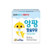 대상 집으로ON 핑크퐁 아기상어 앙팡 칼슘우유 150ml