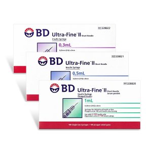 BD 비디 인슐린 주사기 시린지 0.3ML / 0.5ML / 1ML