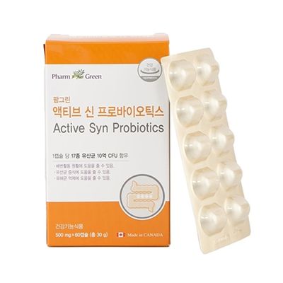 <b>팜그린</b> 캐나다 액티브 <b>프로바이오틱스</b> 유산균 60캡슐