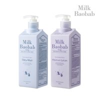 밀크바오밥 베이비 워시 500ml+베이비 모이스처로션 500ml