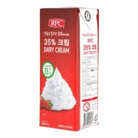 RPC 리치 35 휘핑크림 1L 동물성 신선 원유 앵커 페이장 대용