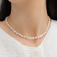 925 Lieto Freshwater Pearl Necklace 리에또