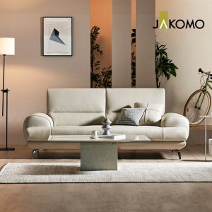 자코모 루디아 3인 럭스 통가죽 천연면피 소가죽 소파