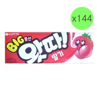 왓따 딸기 옴팡이 23g 144개 1Box 간식 풍선껌 알리바바마켓 본상품