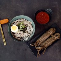 메밀밭에가시리 100 제주 순메밀칼국수 500g 비빔양념장 300g