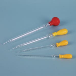 [엘케이랩코리아] 유리 스포이드 (5ml/L185mm, 눈금 0.1ml, 5개/PACK, DS-G-05)
