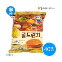 대신 골드런치 120g x 40개 또와몰53 추억의매점빵 편의점 옛날햄버거