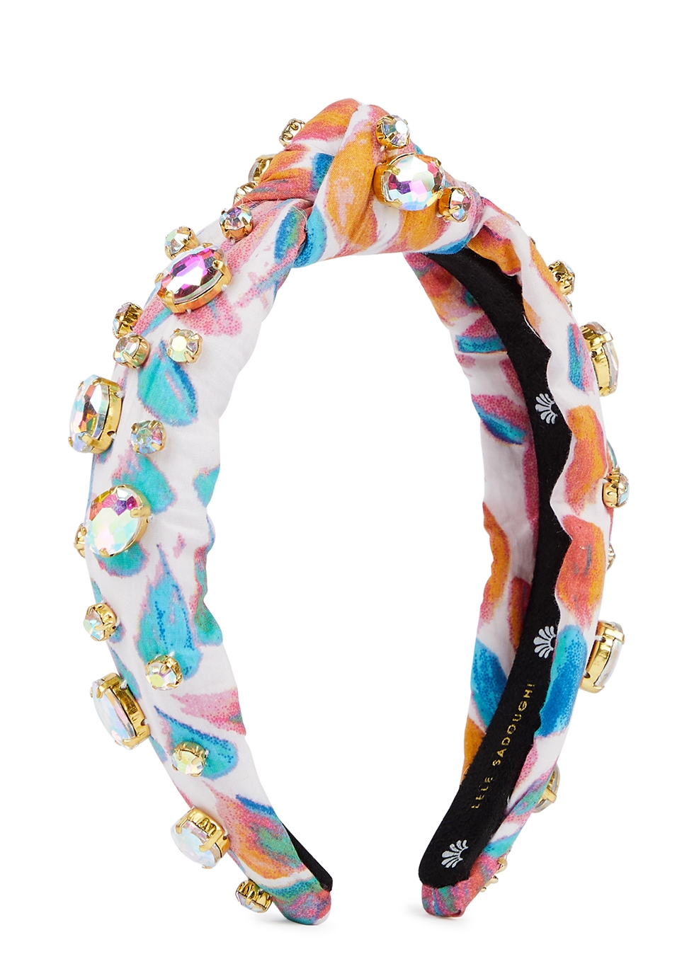 KIDS Rainbow Confetti crystal-embellished headband female