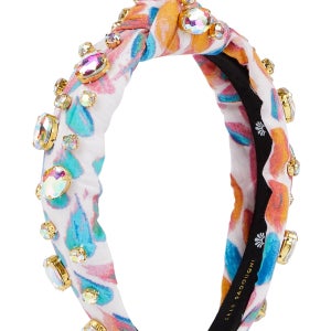 KIDS Rainbow Confetti crystal-embellished headband female