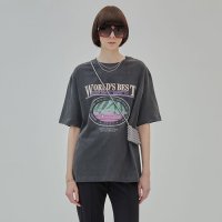 레이브 Raive Oversized World Print Tee in D VW2SE116-13