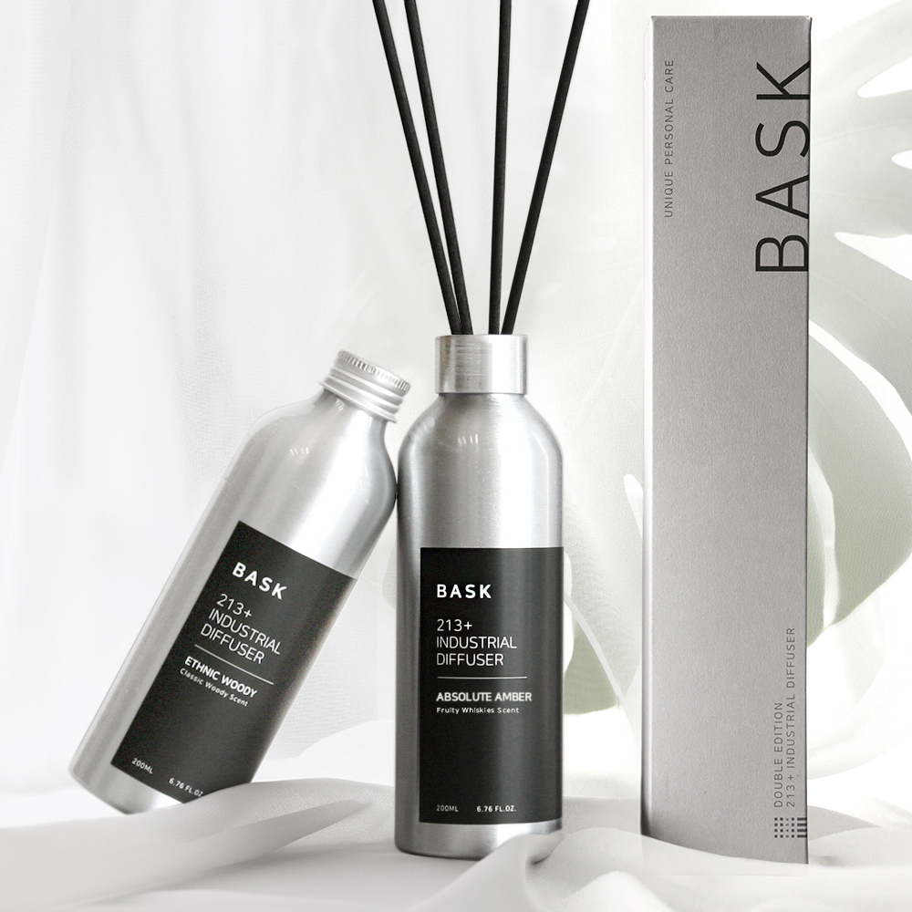 바스크 프리미엄 호텔 디퓨저 200mlX2 세트 카페 사무실 백화점 욕실 실내방향제 고급 우디향