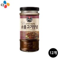 백설 CJ백설 소불고기양념500g 12