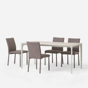 도노 엣지 세라믹 식탁세트 와이드4인용(위드의자4 포함)