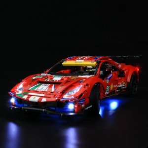 42125 페라리 488 GTE “AF Corse #51” Lightailing LED KIT,(블럭 미포함)