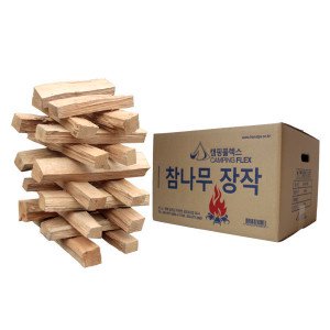 캠핑플렉스 참나무 장작 약20kg +마법가루 불멍 캠핑 땔감 바베큐 건조 화목 캠프파이어 매직파이어 증정