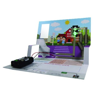 LED 미술과학 안전교육 시리즈 - 교통안전 [5개세트],전기회로, 전도성테이프이용 실험키트