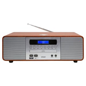인켈 스피커 CD 플레이어 블루투스 오디오   실버 메이플 IK-A360CD