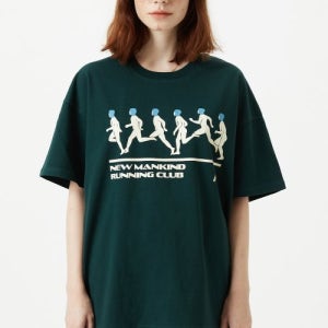 [퓨처랩] RUNNING CLUB T-SHIRTS - GREEN fl4155