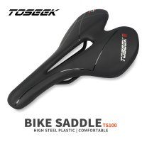 TOSEEK 플라스틱 Pvc 자전거 안장 가죽 Mtb 액세서리 남성용 타입 시트 TS100