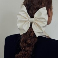 엘리자베스 모먼트 Large Satin Ribbon Hair Pin