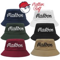 말본골프 JRKR 말본 골프 골프웨어 본 스크립트 버킷 해트 버킷햇 남성 여성 모자 Malbon Golf Bon Script Bucket Hat