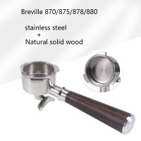 Breville 커피 포타필터 더블 마우스 필터 바스켓 교체 에스프레소 커피 머신 액세서리 870 875 878 880