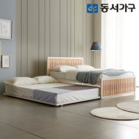 포리 편백 피톤치드 슬라이딩 이층침대 SS+SS (파워본넬) DF641352