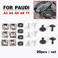 20 개대 Undertray Guard Engine Under Cover 고정 클립 및 스크류 키트 AUDI A4 A6 For VW Passat B5 1998-2005