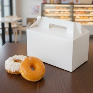 6구/8구 손잡이 도넛 베이글 포장상자 50개