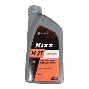 GS칼텍스 KIXX M 2T 1L 2행정 예초기 오토바이엔진오일