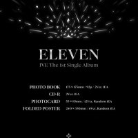 IVE ELEVEN 1ST 싱글 앨범 내용+포스터 온팩+트래킹 봉인(랜덤)