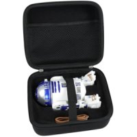 Hermitshell Hard EVA Travel Black Case Fits Sphero 스타워즈 R2-D2 R2-Q5 App-Enabled Droid