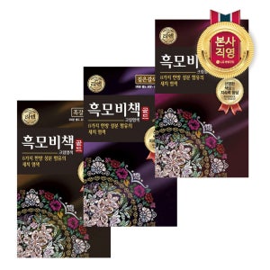 리엔 흑모비책 골드 자연갈색/짙은갈색/흑갈색 새치 염색약 90g x10개