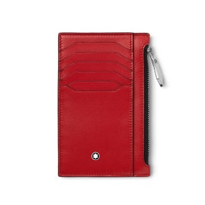 몽블랑 카드홀더 마이스터스튁 8cc 레드 with Zip 129688