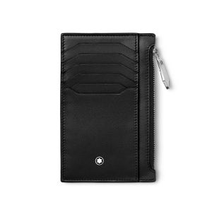 몽블랑 카드홀더 마이스터스튁 8cc 블랙 with Zip 129686