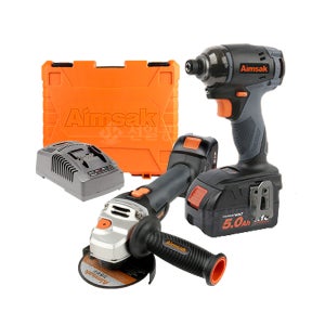 아임삭 충전 콤보세트 BL18GM7 18V 5.0Ah 임팩 그라인더 BL18M705 BL18G605