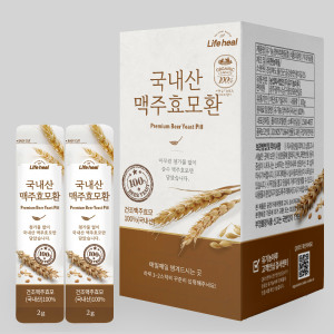 <b>유기농마루</b> 저온건조공법 <b>맥주효모</b>환스틱 2g x 100개입