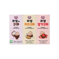 [또또맘] 구마 3종 세트 (리얼이구마+치즈+딸기 각 1박스씩)