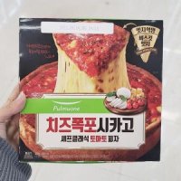 풀무원 치즈폭포시카고 토마토피자 430g x 1개 종이박스포장