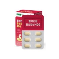 건국유업 혈액건강 활성엽산 400 500mg x 30정