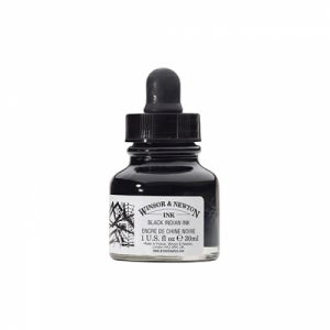 윈저앤뉴튼 드로잉잉크 30ml (030_Black Indian Ink)