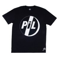 블리치아트_ Pil White Logo On Black T-Shirt [BLACK]