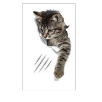 귀여운 고양이 인테리어 입체 스티커 카페 주방 고양이No1