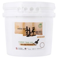 이오세라믹황토 바르는 천연 황토벽지 11kg 친환경 벽지 페인트 수성 제습 가습 곰팡이방지 항균