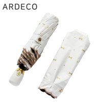 ARDECO 3단 자동 자수 레이스 암막 양산 우산겸용 우양산