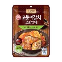 오뚜기 오늘밥상 고등어갈치 조림양념 120g x5개