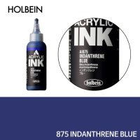 홀베인 아크릴 잉크 액상 아크릴물감 100ml 낱색 Indanthrene Blue(AI875)