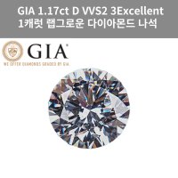 GIA 랩그로운 다이아몬드 1캐럿 나석 1 28ct D VVS2 3EXCELLENT