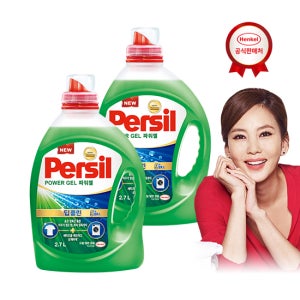 헨켈 퍼실 딥클린 파워젤 2.7Lx2개 세탁세제 일반/드럼 겸용